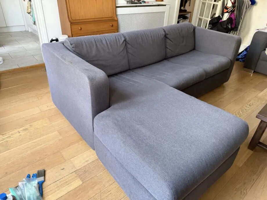 Habitat 3 seater grey corner sofa bed
