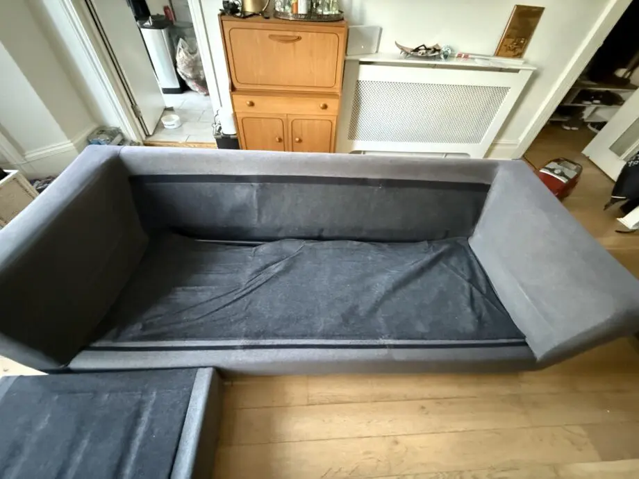 Habitat 3 seater grey corner sofa bed