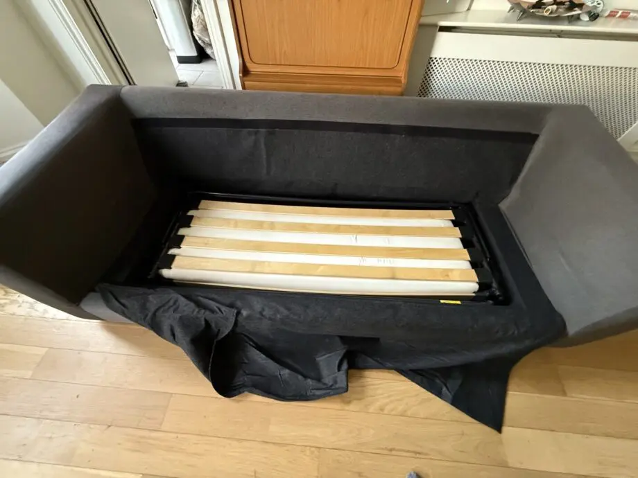 Habitat 3 seater grey corner sofa bed