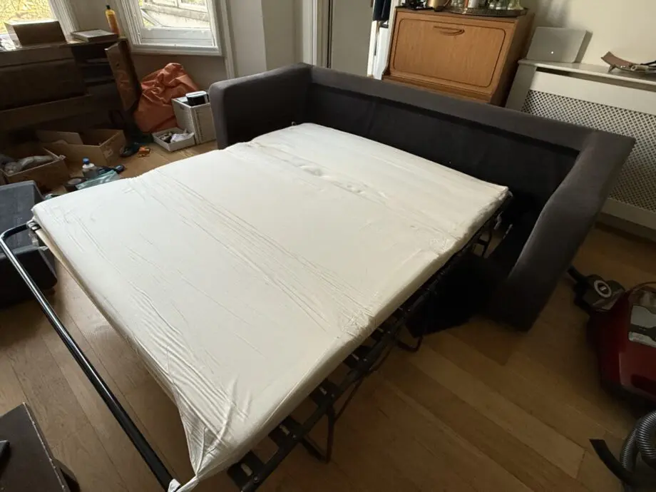Habitat 3 seater grey corner sofa bed