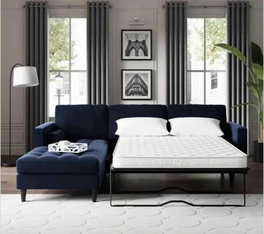 Zoe 3 seater corner double sofa bed