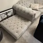 Joules Windsor sofas - in colour mushroom.
