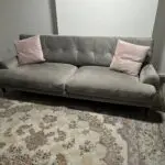 Dfs grey 4 seater + 2 seater + 1 seater + footstool