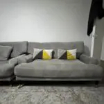 Dfs grey 4 seater + 2 seater + 1 seater + footstool