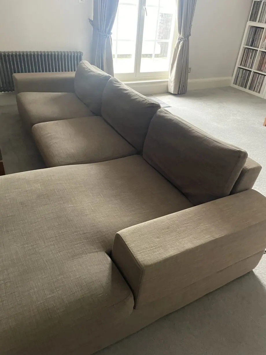Dwell L shape sofa, oatmeal