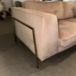 DFS pink 2 seater sofa