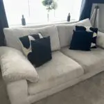 Sofology coco greige 3 & 2 seater sofas