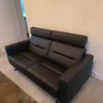 Stressless Paloma Black 2.5 Seater Sofa With Footstool