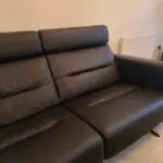 Stressless Paloma Black 2.5 Seater Sofa With Footstool