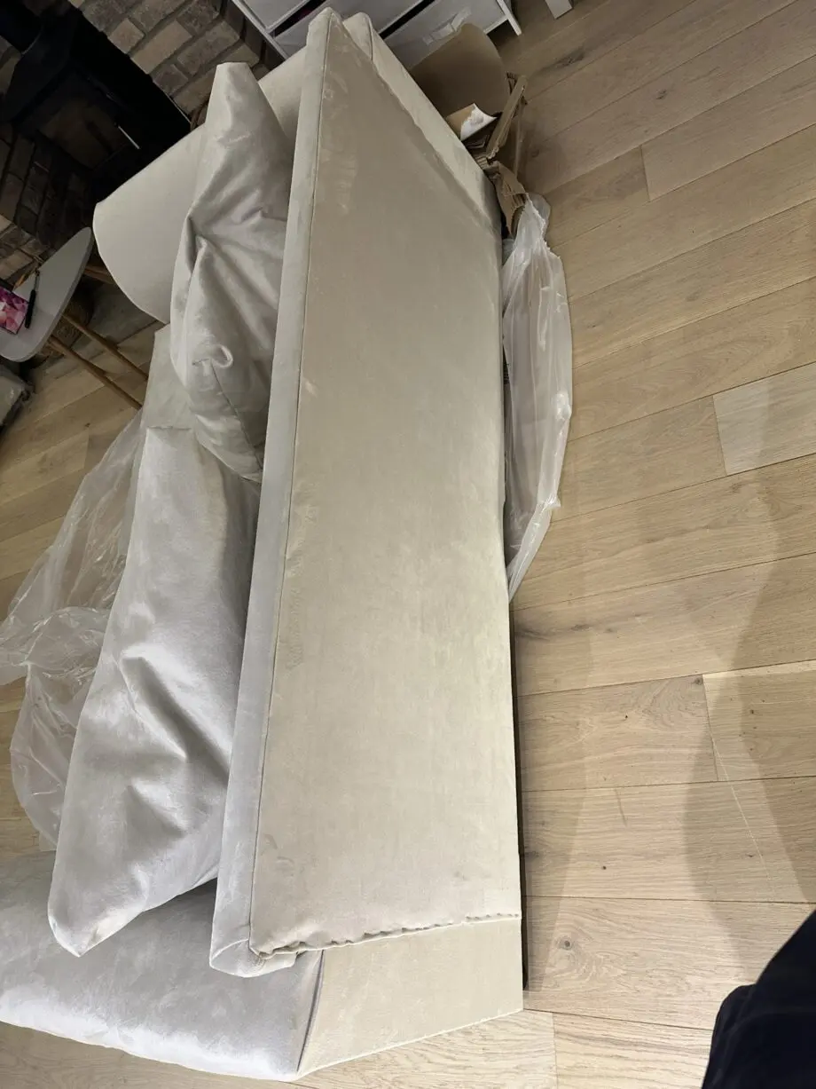 Cream sofa set