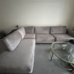Luxury Mink 4 seater L shape sofa