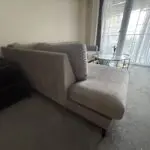 Luxury Mink 4 seater L shape sofa