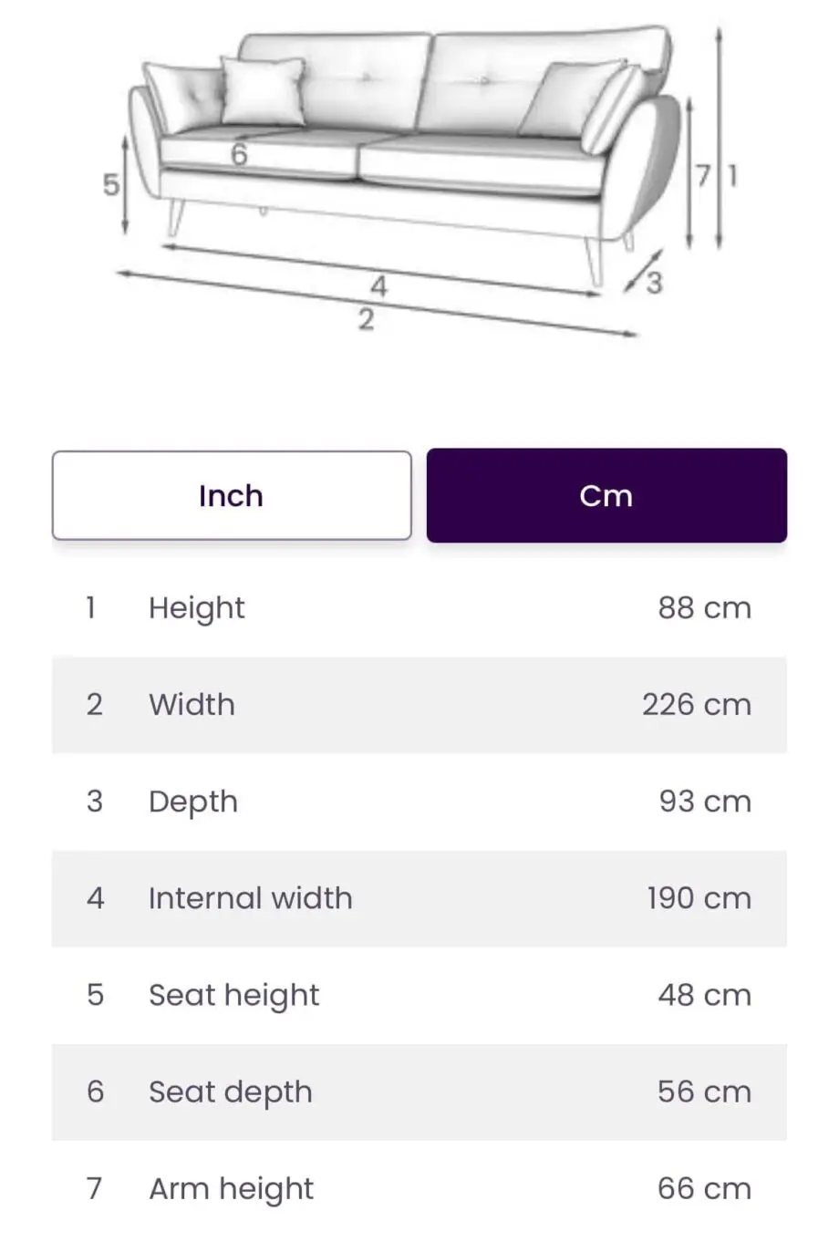 DFS Zinc French Connection, Loveseat
