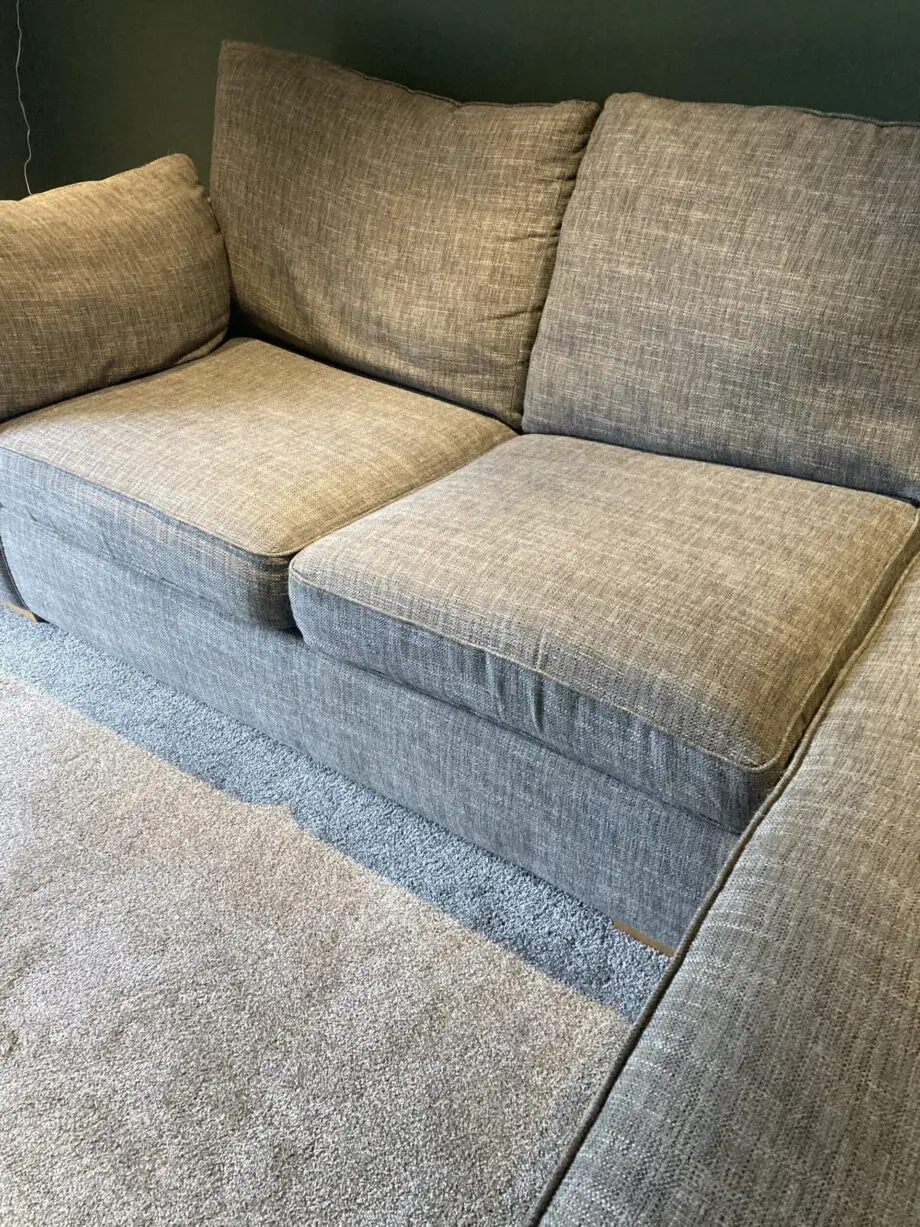 Next Grey 3 seat sofa (with pull out bed and ottoman type storage)