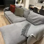 Snug corner sofa grey - 2.83 x 1.59cm