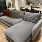 Snug corner sofa grey - 2.83 x 1.59cm