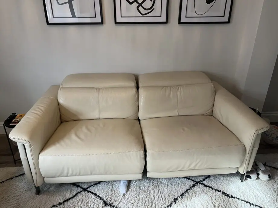DFS 3 seater Electric Cream sofa