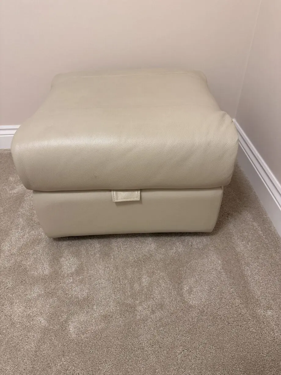 Sofology Leather Gracy storage footstool