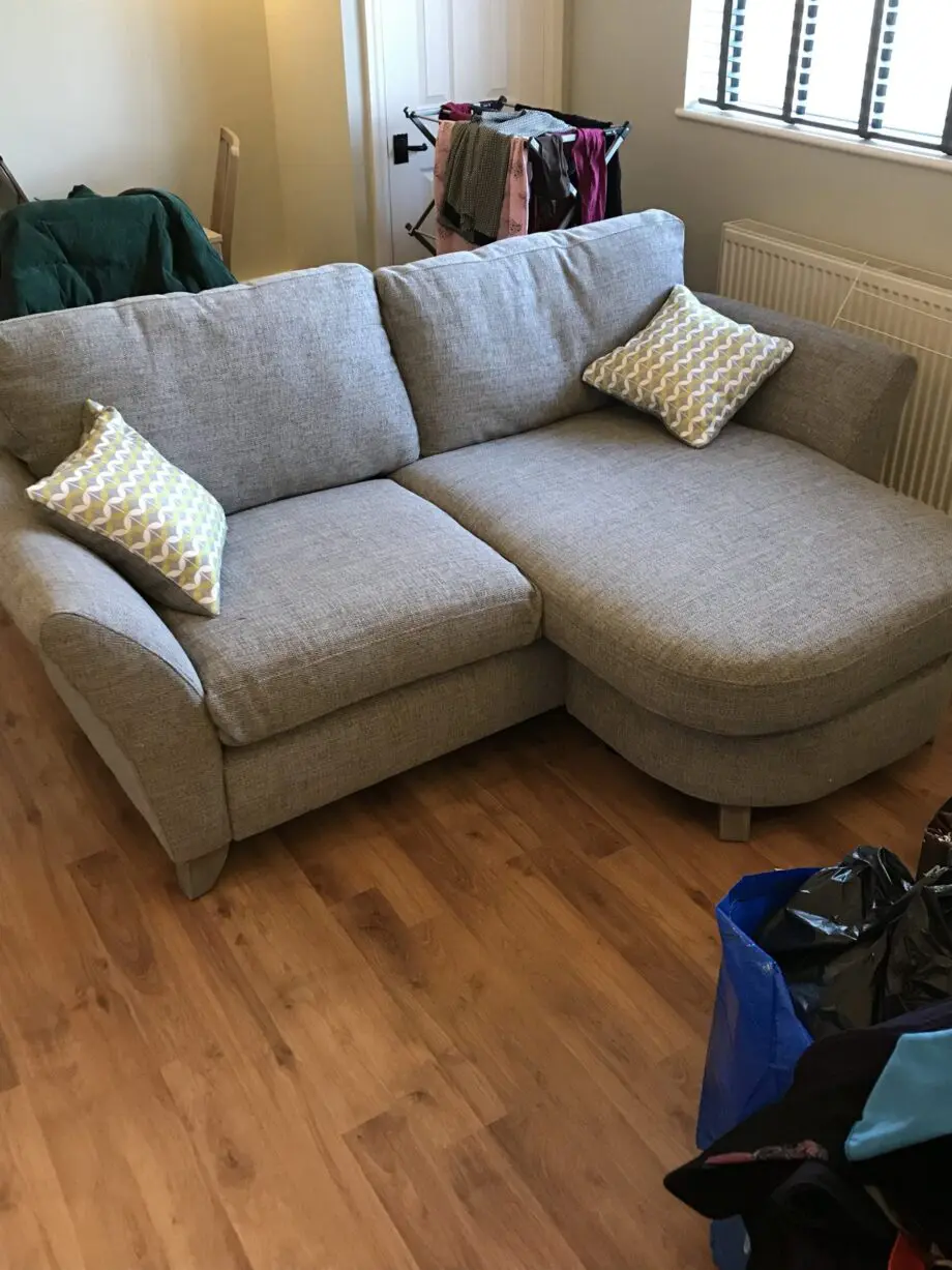DFS ELLARIA 3-SEATER SOFA -SILVER COMBINATION