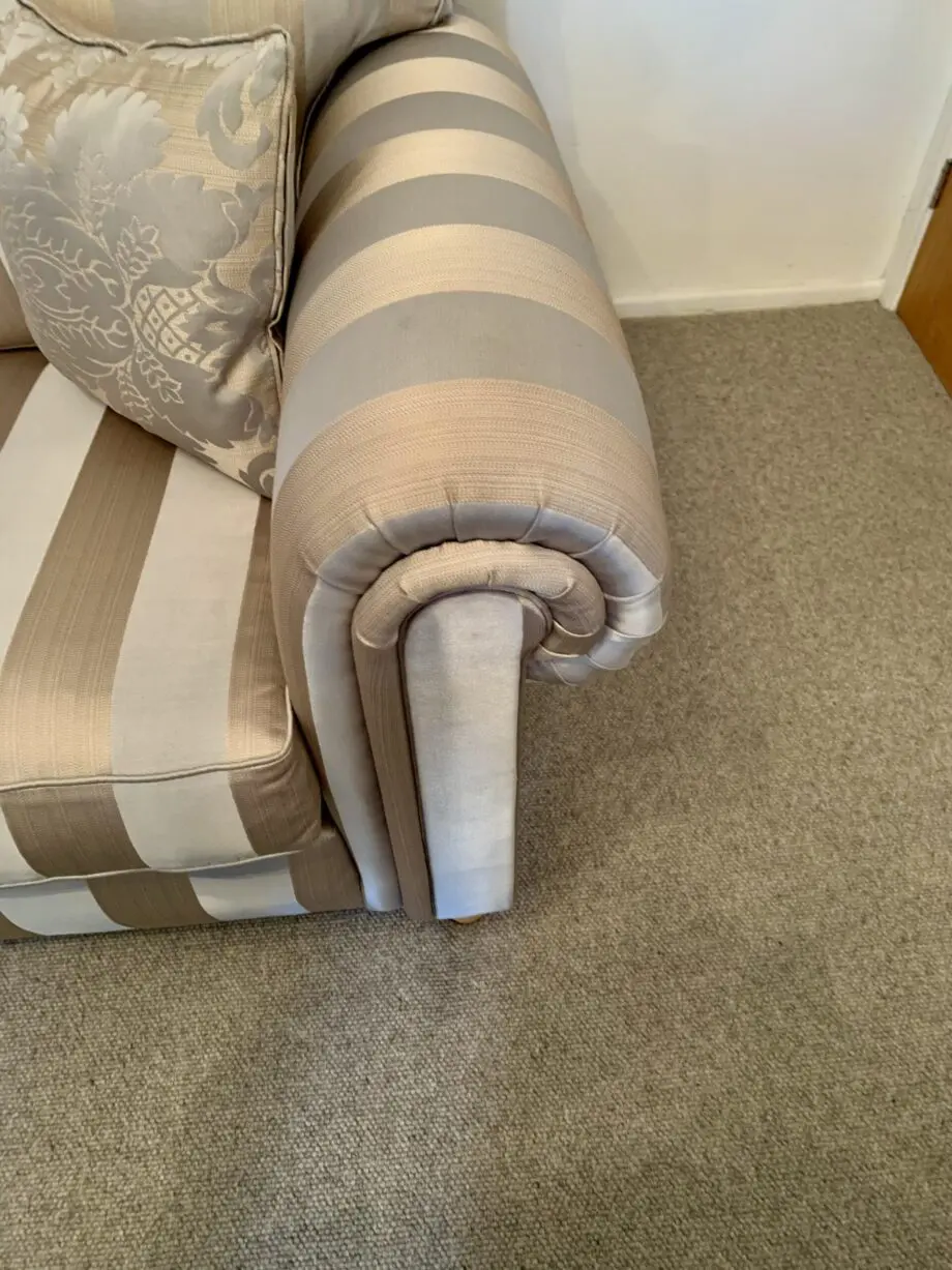 Duresta three and two seater sofas