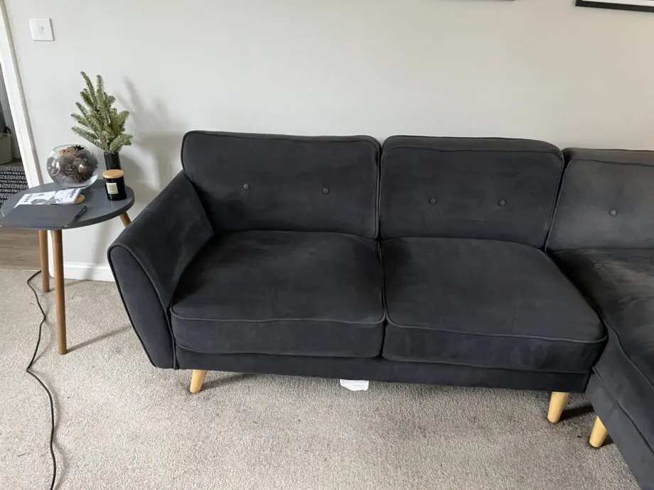 Grey L Shape Sofa