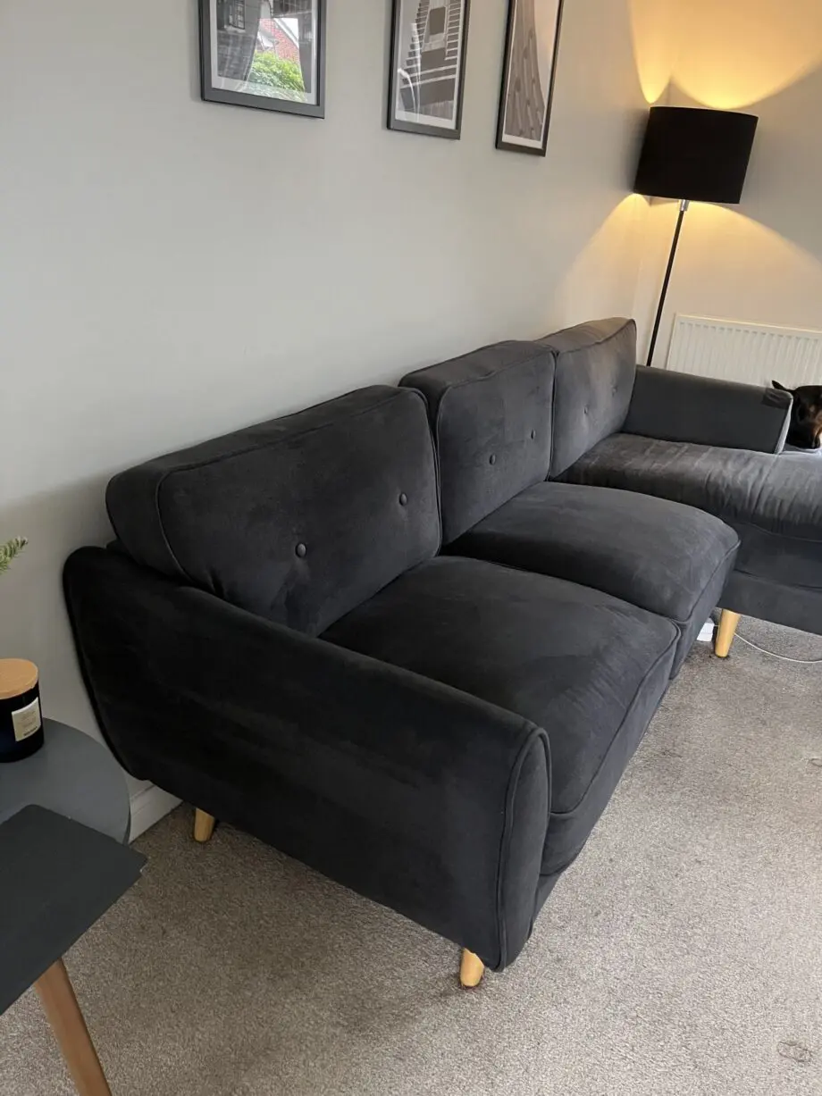 Grey L Shape Sofa