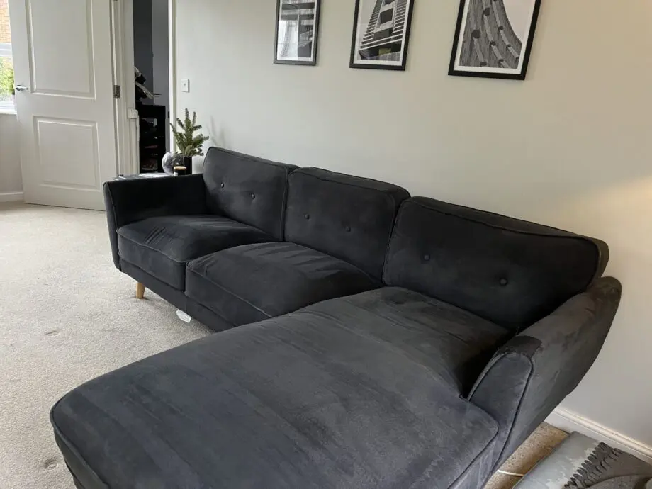 Grey L Shape Sofa