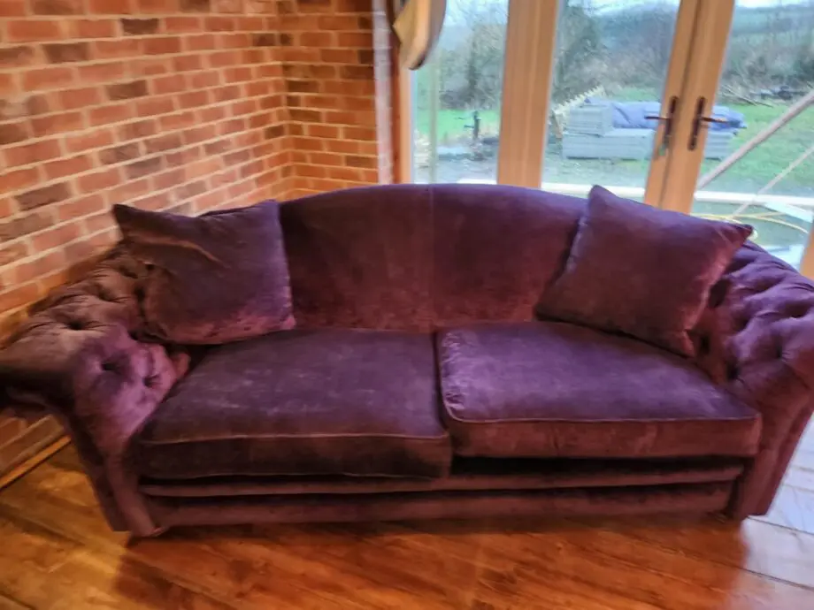DFS Loch Leven purple 4 Seater Sofa