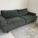 Habitat Julien Fabric 3 Seater Sofa - Dark Green