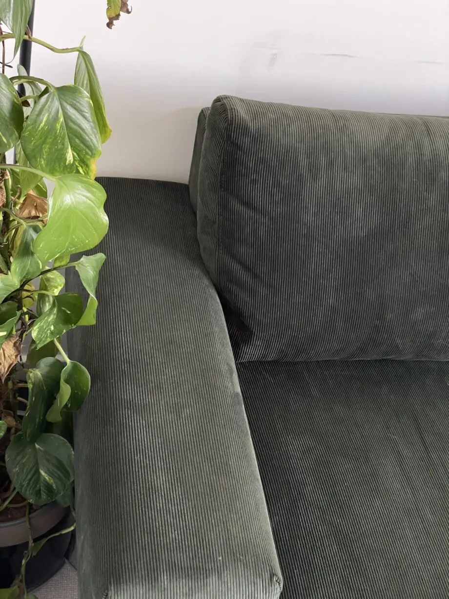 Habitat Julien Fabric 3 Seater Sofa - Dark Green