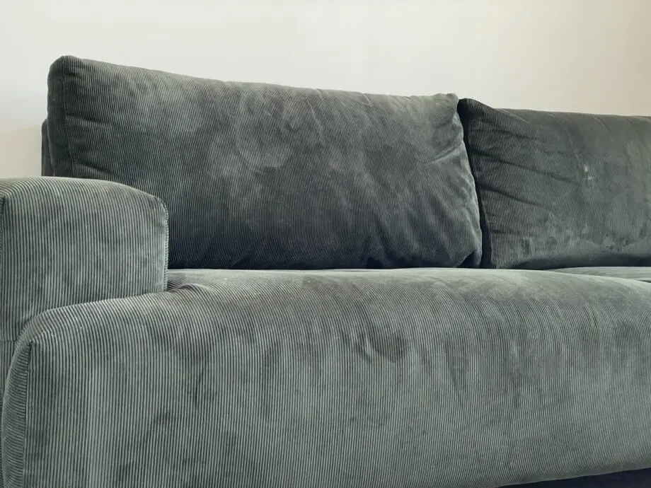 Habitat Julien Fabric 3 Seater Sofa - Dark Green