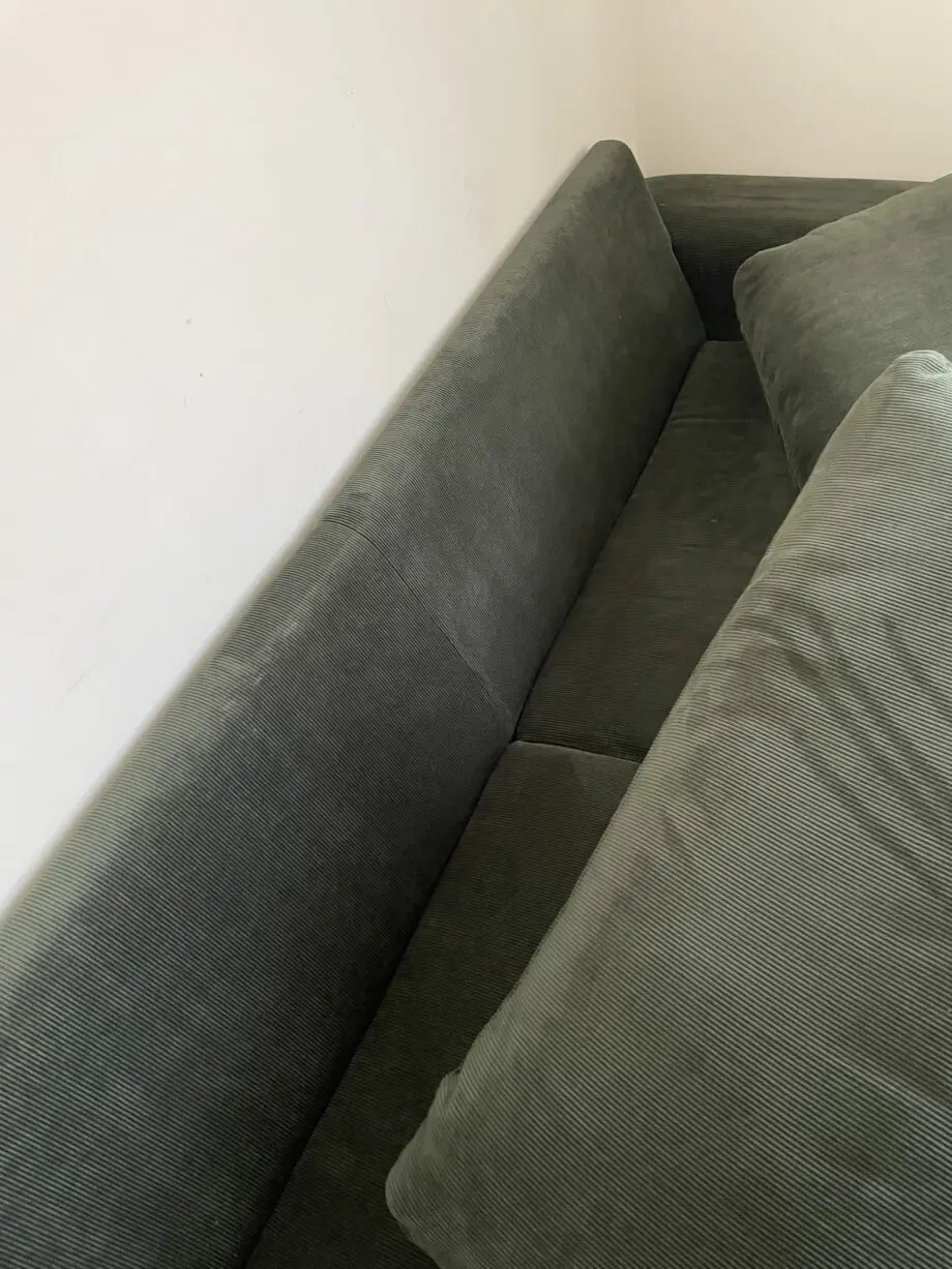 Habitat Julien Fabric 3 Seater Sofa - Dark Green