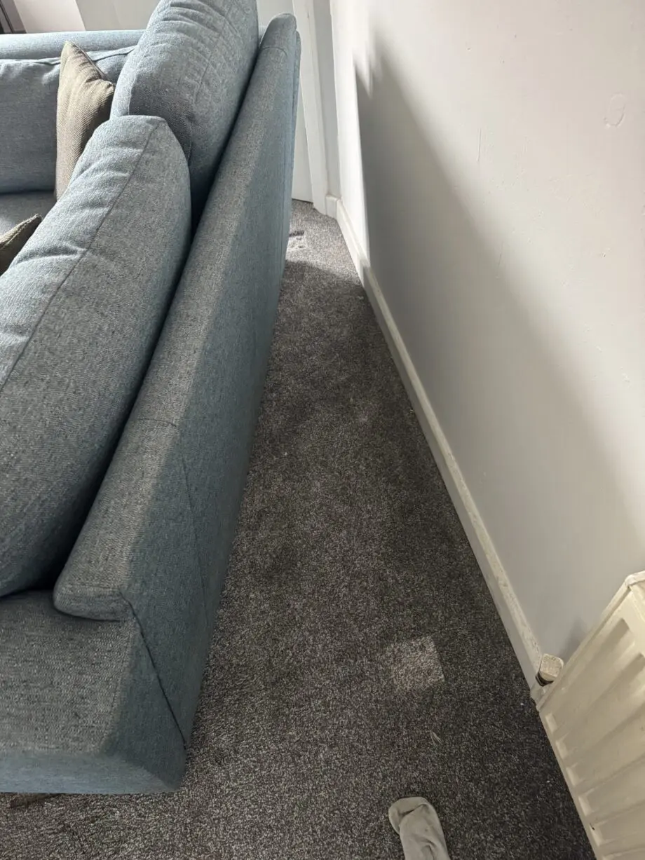 Unused M&S Large 2 seater blue sofa in brand new condition. This is the best quality and best priced sofa on this whole site and is being removed from sale after this final reduction.