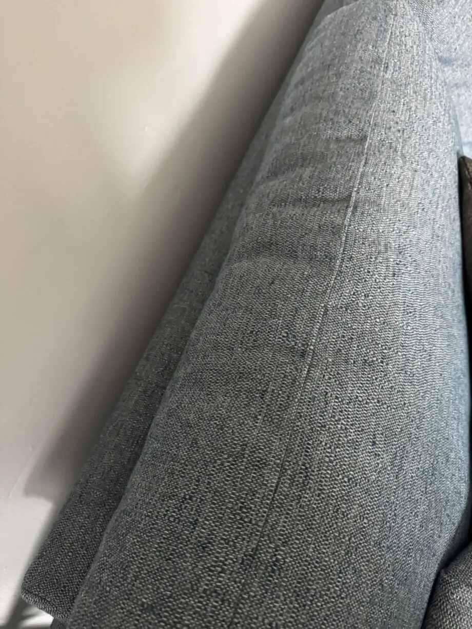 Unused M&S Large 2 seater blue sofa in brand new condition. This is the best quality and best priced sofa on this whole site and is being removed from sale after this final reduction.