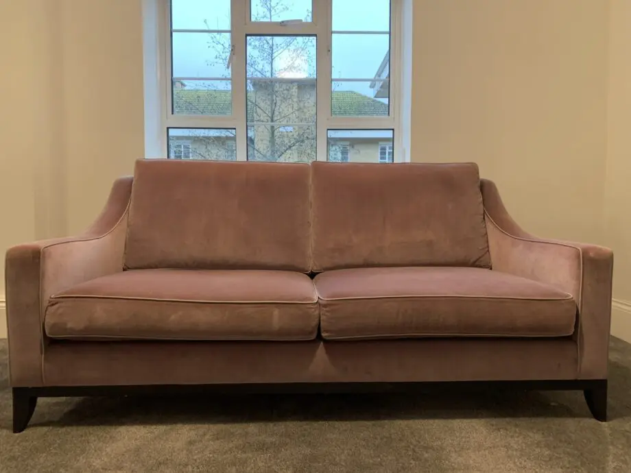 SOFA & CHAIR COMPANY PINK SOFA SPENCER