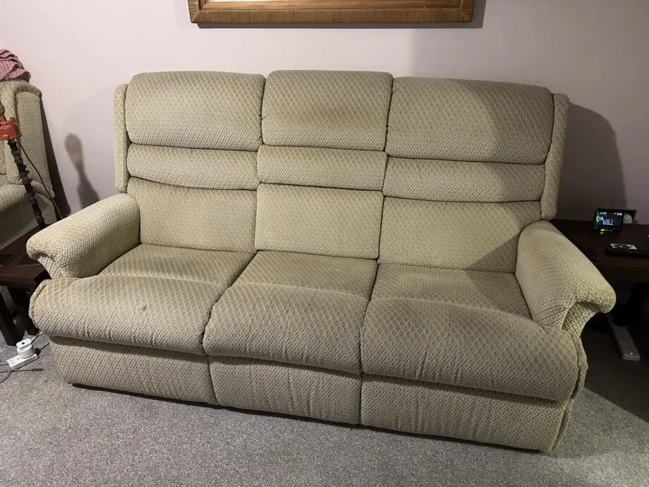 Sherborne Three - Seater Sofa, foot stool & reclining arm chair