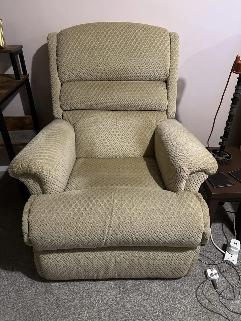 Sherborne Three - Seater Sofa, foot stool & reclining arm chair