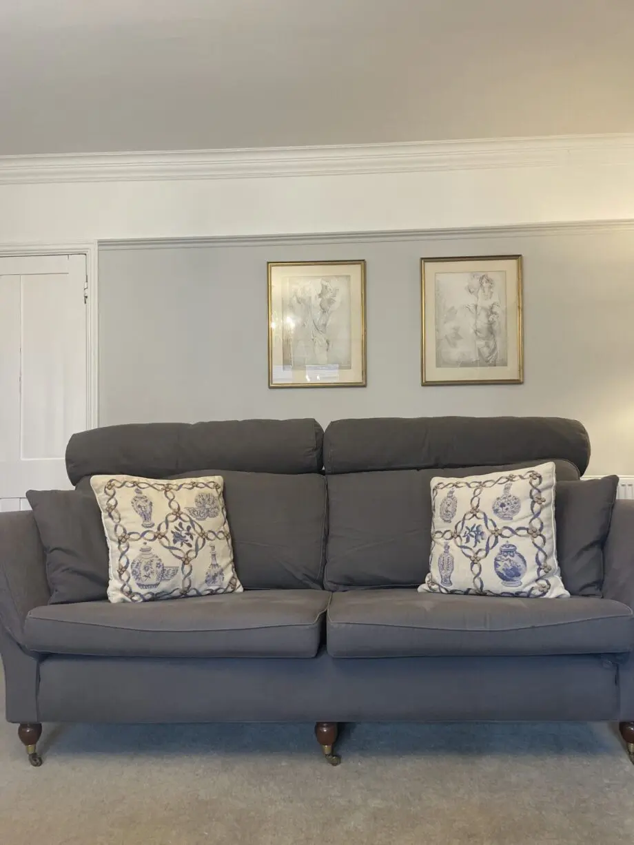 Sofa Set Grey - 3 and 2 Seater & Armchair