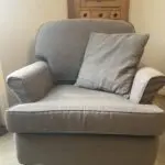 Sofa Set Grey - 3 and 2 Seater & Armchair