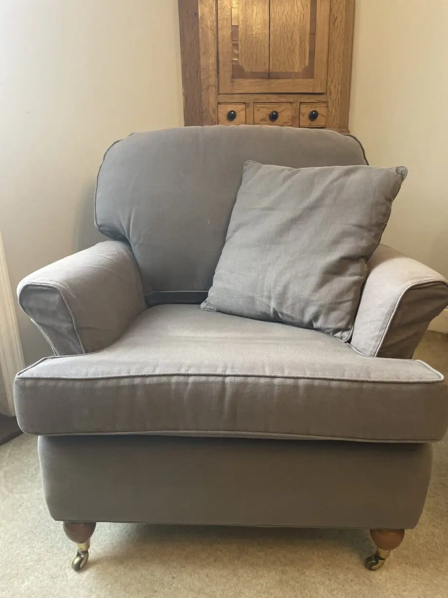 Sofa Set Grey - 3 and 2 Seater & Armchair