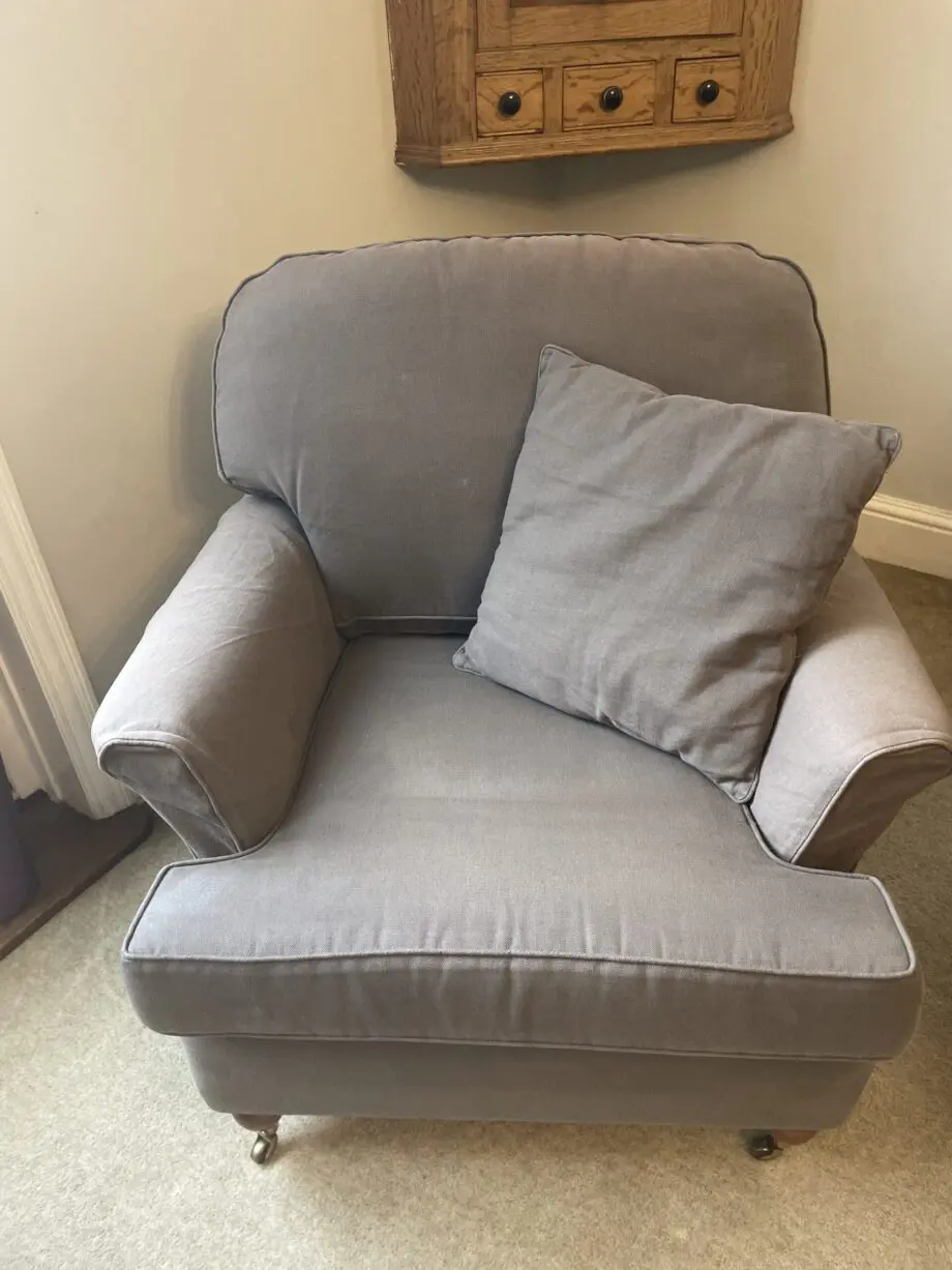 Sofa Set Grey - 3 and 2 Seater & Armchair