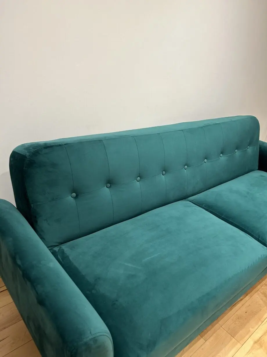 Velvet Green Sofa Bed