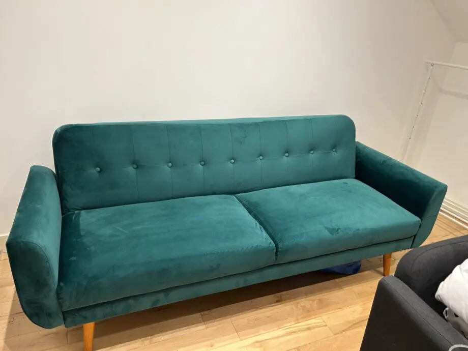 Velvet Green Sofa Bed