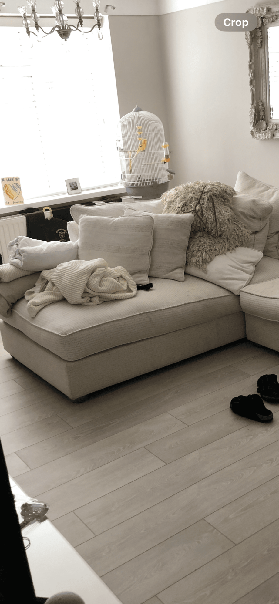 Collins & Hayes corner fabric Sofa