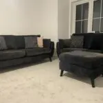 Next Chenille Navy Sofa Suite