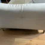 Natuzzi sofa. White Leather