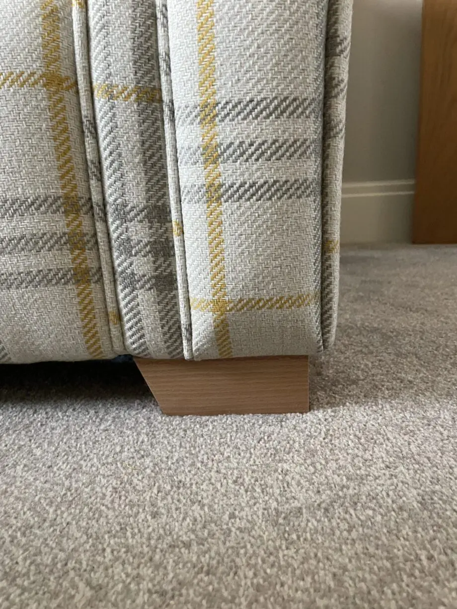 1 three seater Sofa Bed, 1 two seater Sofa, 1 storage footstool
