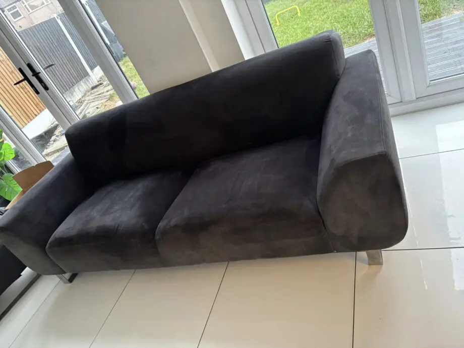 DFS black sofa