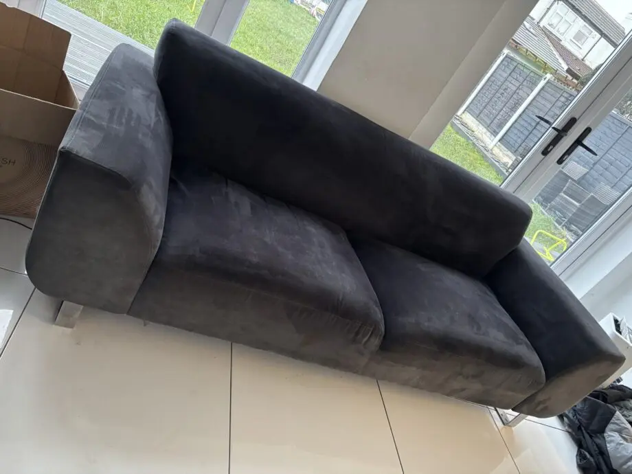 DFS black sofa