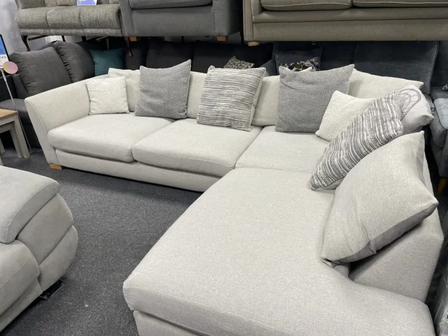 Grey L Shape Corner Sofa